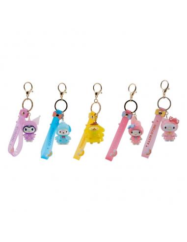 Sanrio Llaveros Raincoat Series Hello Kitty and Friends Expositor (12)