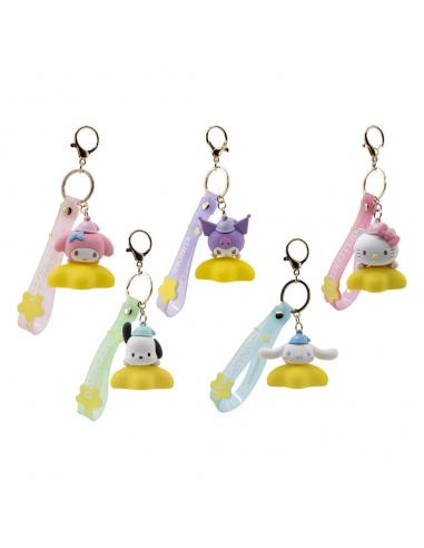 Sanrio Llaveros Light-Up Star Series Hello Kitty and Friends Expositor (12)