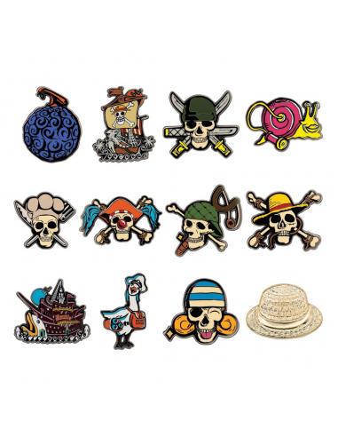 One Piece Chapas Expositor Mystery Pin Badge (12)