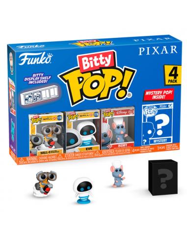 Blister 4 figuras Bitty POP Disney Pixar Wall-E