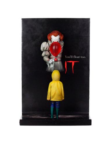 Figura Poster 3D Pennywise &#38; Georgie It 2017
