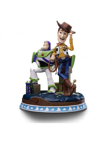 Toy Story Estatua 1/10 Deluxe Art Scale Buzz & Woody 38 cm