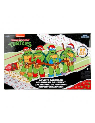 Tortugas Ninja Figuras Nano Metalfigs Diecast Calendario de adviento Holiday 2024