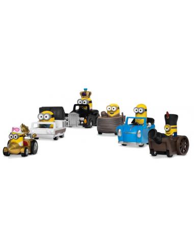 Minions Vehículos de cuerda con Figuras Zoom Hero Surtido (12)