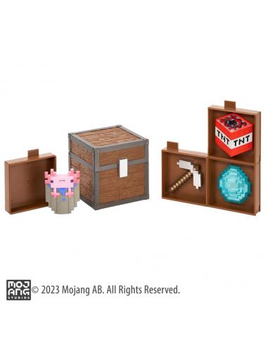 Minecraft Cofre del botín Caves 10 cm