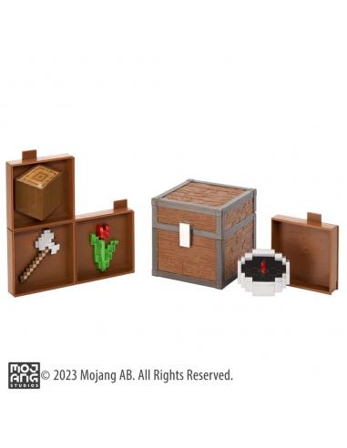 Minecraft Cofre del botín Forest 10 cm