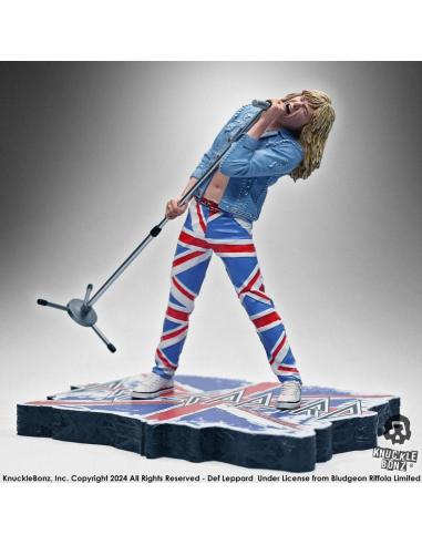 Def Leppard Estatua Rock Iconz Joe Elliott 24 cm