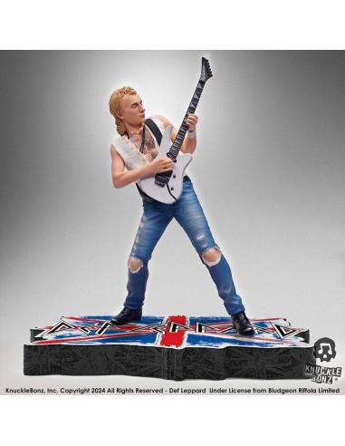 Def Leppard Estatua Rock Iconz Phil Collen 24 cm