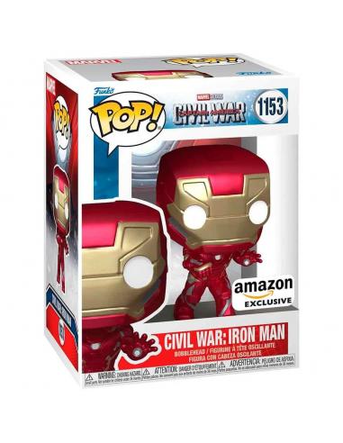 Funko POP Marvel Civil War Captain America - Civil War Iron Man Exclusive