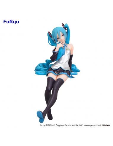 Hatsune Miku Estatua PVC Noodle Stopper Kuroboshi Kouhaku Ver. (re-run) 14 cm