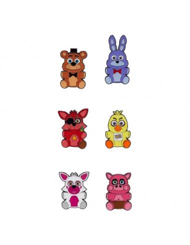 Five Nights at Freddy's Loungefly Chapas esmaltadas Blind Character Expositor (12)