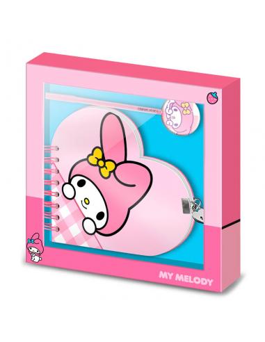 Set diario + boligrafo My Melody Hello Kitty