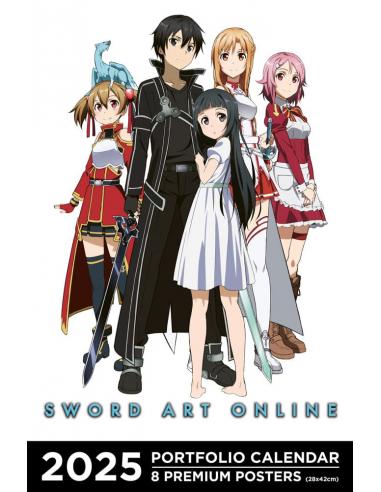 Sword Art Online Portfolio Calendario 2025 *Edición Inglés*