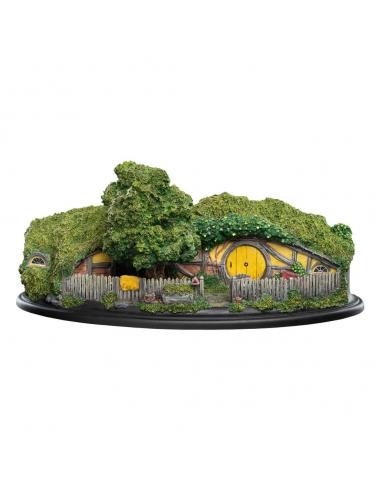 Trilogía de El hobbit Estatua Hobbit Hole -25 Gandalf's Cutting 14 cm