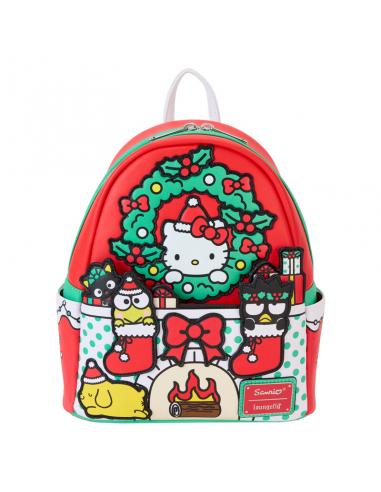 Mochila Christmas Hello Kitty Sanrio Loungefly 26cm