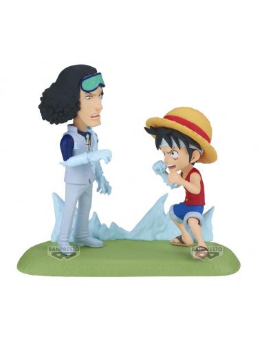 Figura Monkey D. Luffy vs Kuzan World Collectable Figure Log Stories One Piece 9cm