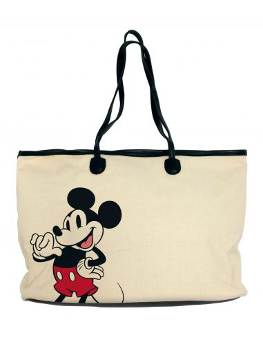 Mickey Bolso Loneta 36X27X16Cm