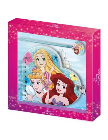 Set diario + boligrafo Princesas Disney