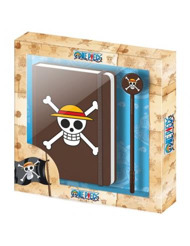 Set diario + boligrafo One Piece