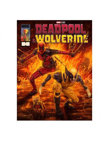 Marvel Litografia Deadpool & Wolverine 46 x 61 cm - sin marco