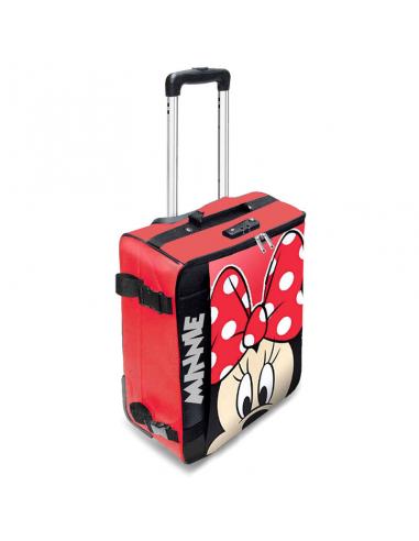 Maleta trolley Curious Minnie Disney plegable 55cm