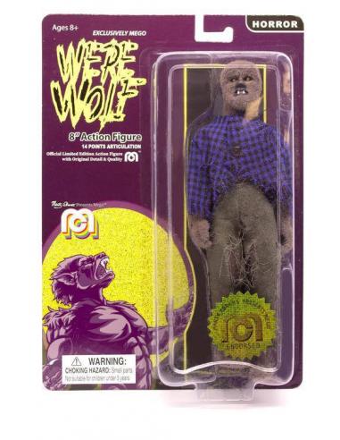 Mego Horror Figura Werewolf (Flocked) 20 cm
