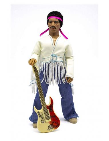 Jimi Hendrix Figura Woodstock Flocked 20 cm