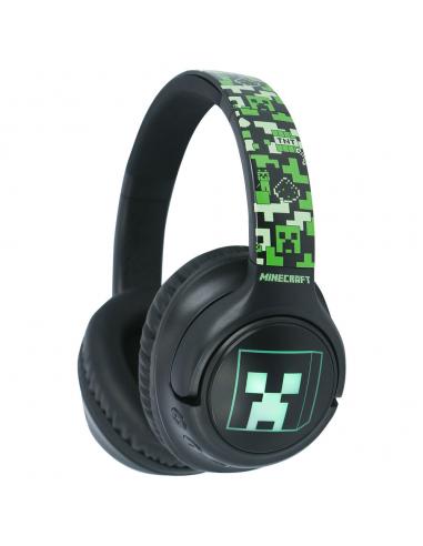 Auriculares inalambricos LED Minecraft