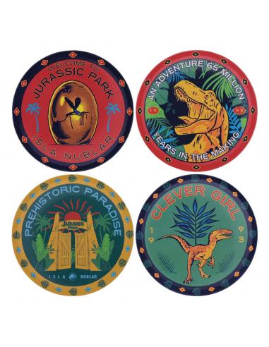Jurassic Park Pack de 4 Posavasos
