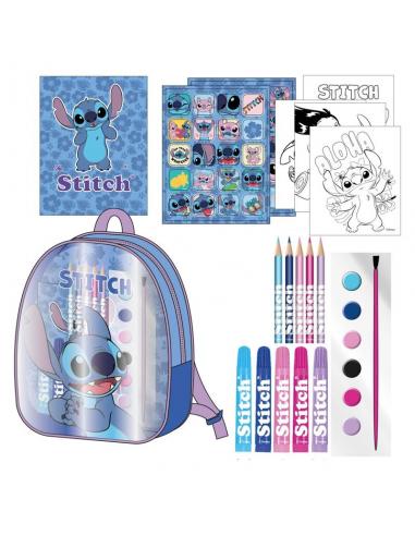 Set papeleria mochila Stitch Disney