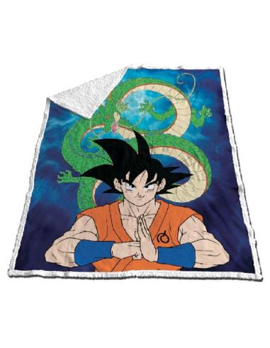 Manta Coralina Sherpa Dragon Ball 120x150cm.