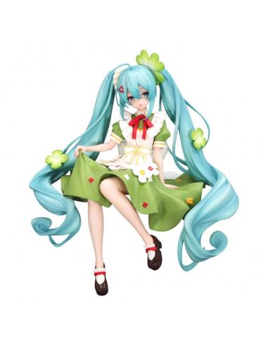Hatsune Miku Estatua PVC Noodle Stopper Flower Fairy Clover 15 cm