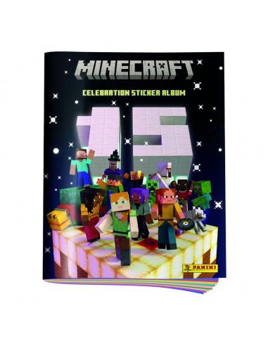 Minecraft Sticker Collection Álbum para Cromos 15th Anniversary Celebration *Edición Alemán*
