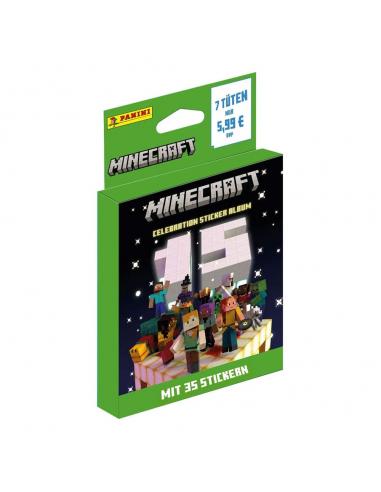 Minecraft Sticker Collection Eco-Blister 15th Anniversary Celebration *Edición Alemán*