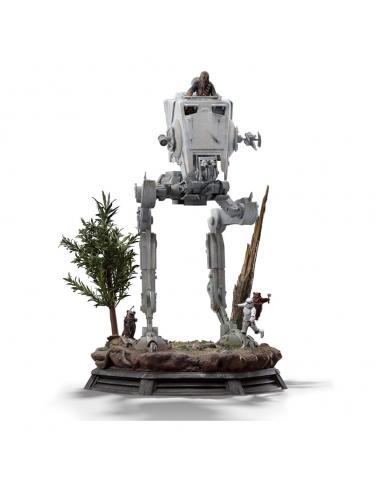 Star Wars Estatua 1/20 Demi Art Scale AT-ST and Chewbacca 53 cm