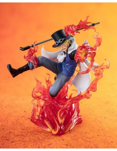 One Piece Figuarts ZERO Extra Battle Estatua PVC Sabo Fire Fist Rook Check 19 cm