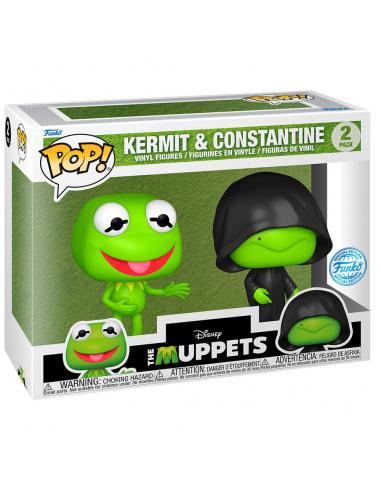 Blister 2 figuras POP Disney The Muppets Kermit & Constantine Exclusive
