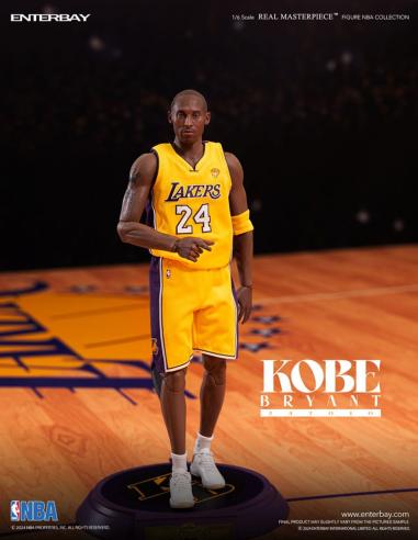 NBA Collection Figura Real Masterpiece 1/6 Kobe Bryant 242010 Limited Edtition 30 cm