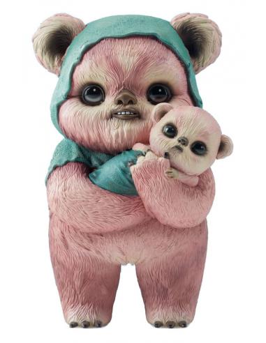 Star Wars Estatua de diseñador Ewok by Mab Graves Pink Variant 18 cm