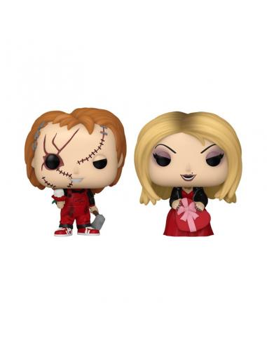 Chucky: el muñeco diabólico Pack de 2 Figuras Pocket POP! Vinyl Valentines 4 cm