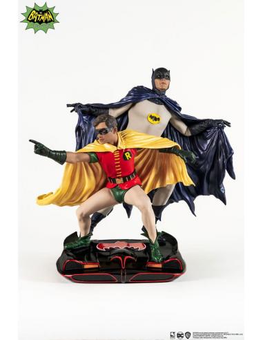 DC Comics Estatua PVC 1/8 Diorama Batman & Robin 1966 23 cm
