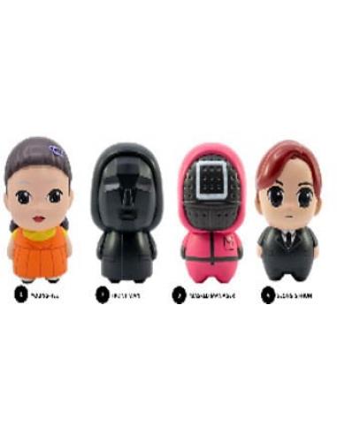 Squid Game Figuras Antiestres Squish Hero 8 cm Expositor (12)