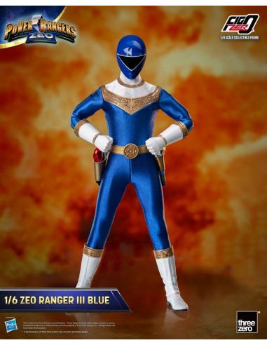 Power Rangers Zeo Figura FigZero 1/6 Ranger III Blue 30 cm