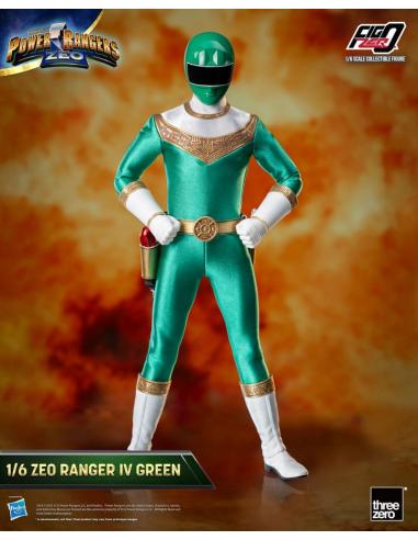 Power Rangers Zeo Figura FigZero 1/6 Ranger IV Green 30 cm