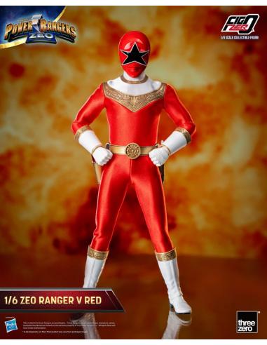 Power Rangers Zeo Figura FigZero 1/6 Ranger V Red 30 cm