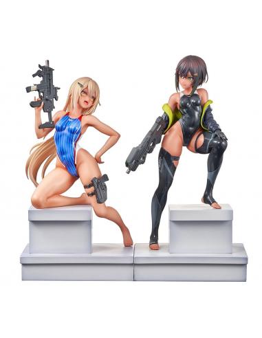 Arms Note Estatuas 1/7 Swim Team Bucho-chan and Kohai-chan 22 cm