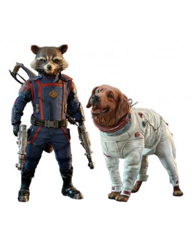 Guardianes de la Galaxia vol. 3 Figuras Movie Masterpiece 1/6 Rocket & Cosmo 16 cm