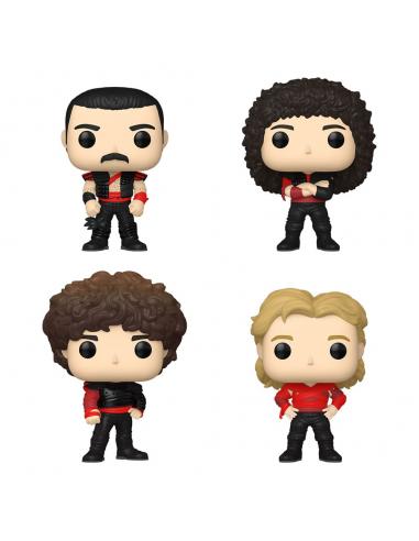 Queen Pack de 4 Figuras POP! TV Vinyl Radio Gaga 9 cm
