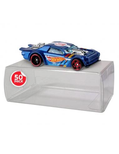 Hot Wheels Caja de PET pack de 50 Protector para Matchbox Cars