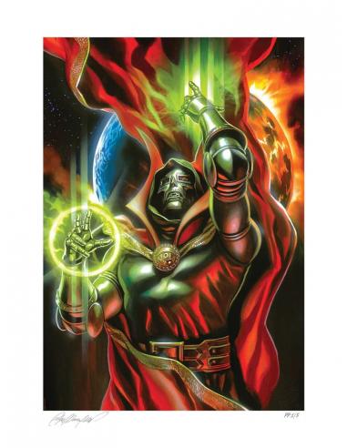 Marvel Litografia Doctor Doom: Timeless 46 x 61 cm - sin marco